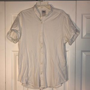 Zara man short sleeve botton up size Medium